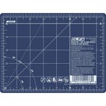 OLFA 1136545 - RM-6x8/NBL Double-Sided Self-Healing Rotary Cutting Mat, Navy 6-Inch x 8-Inch