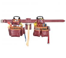 Kunys Leather 21453X - TOP OF THE LINE PRO FRAMER'S HEAVY-DUTY LEATHER COMBO SYSTEM - XL - 18 POCKETS