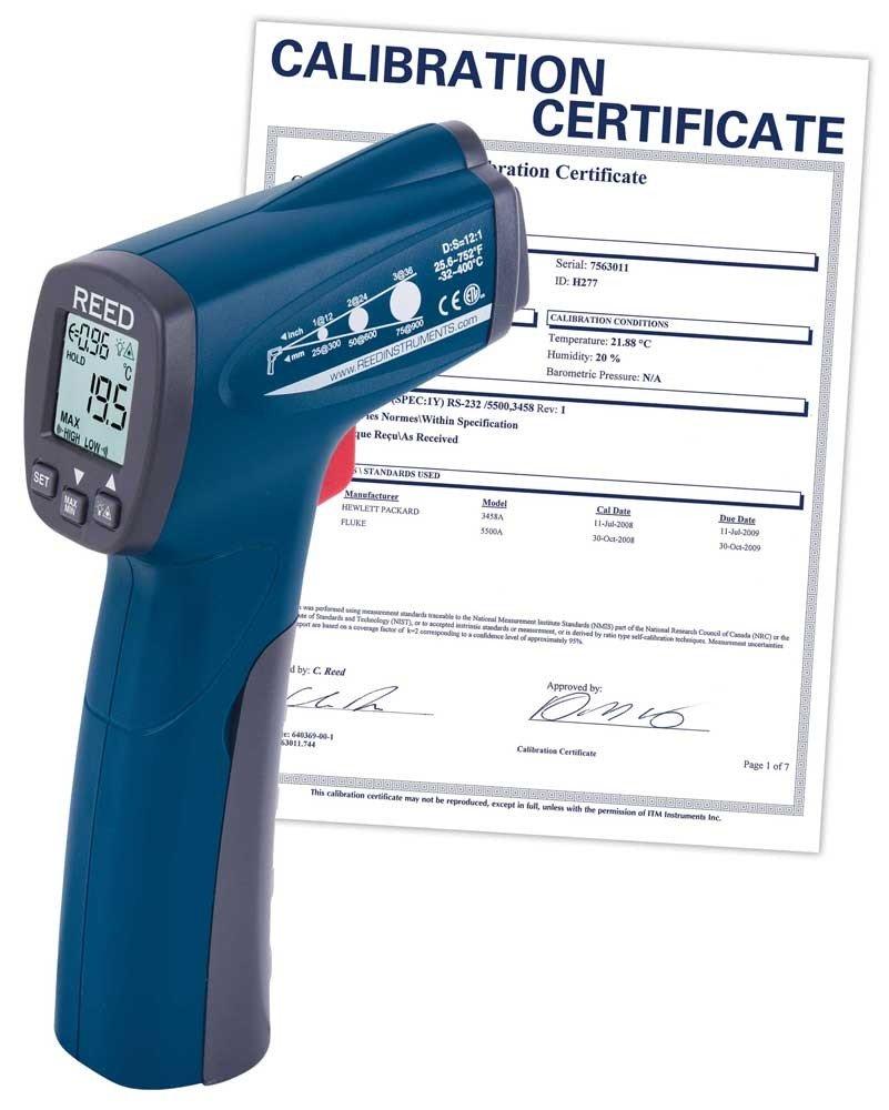 REED R2300-NIST Infrared Thermometer