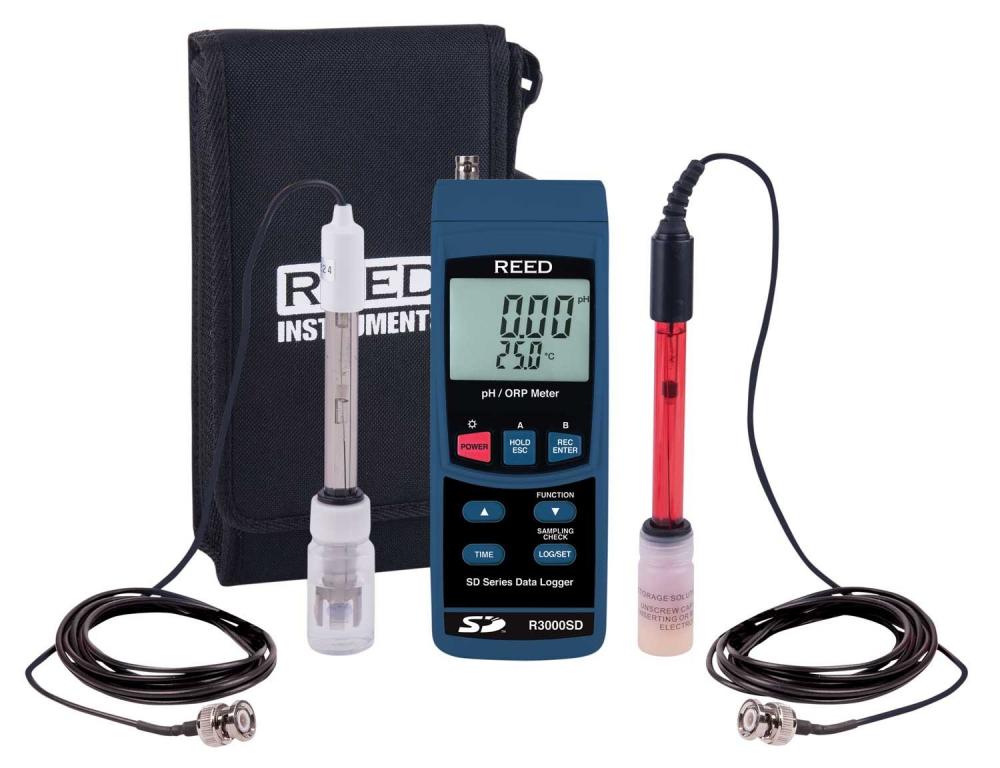 REED R3000SD-KIT pH/ORP Meter Kit