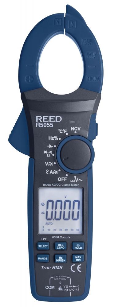 REED R5055 1000A True RMS Digital Clamp Meter