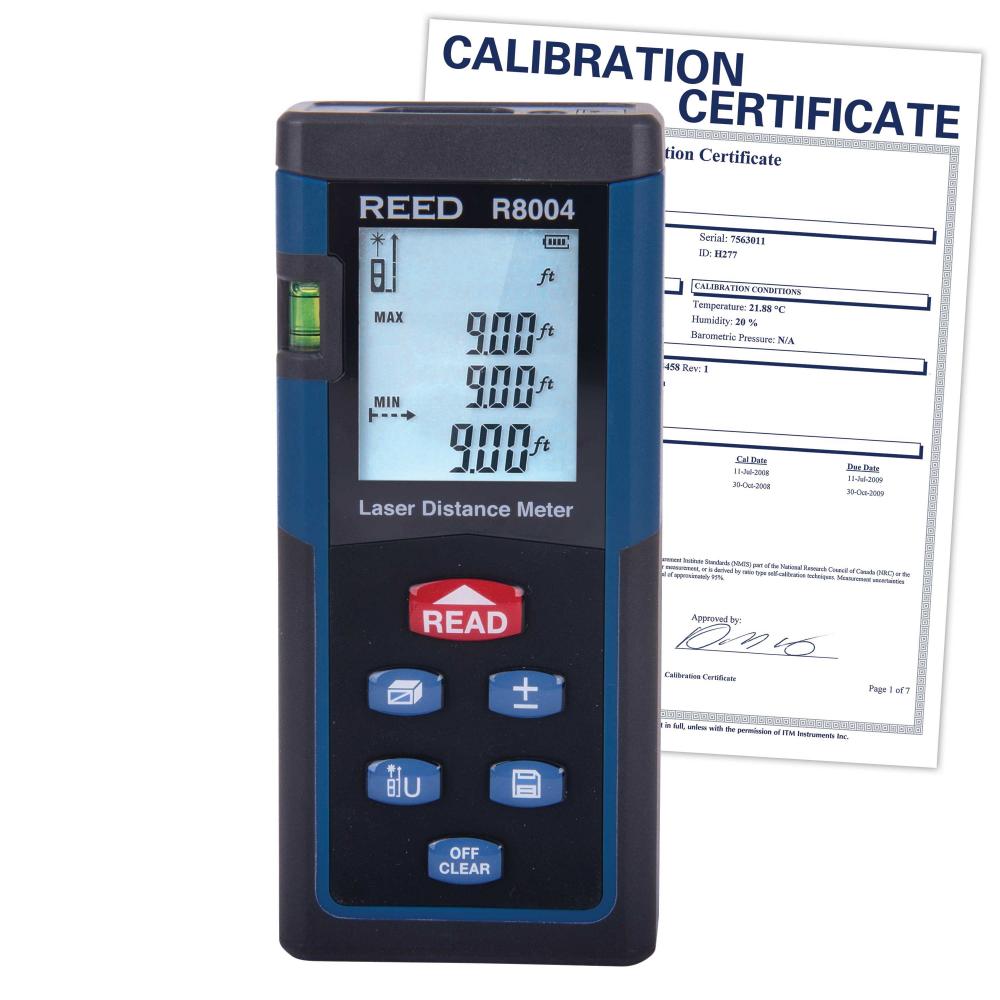 REED R8004-NIST Laser Distance Meter