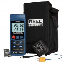 ITM - Reed Instruments 173928 - REED R2450SD-KIT Data Logging Thermometer with Power Adapter and SD Card