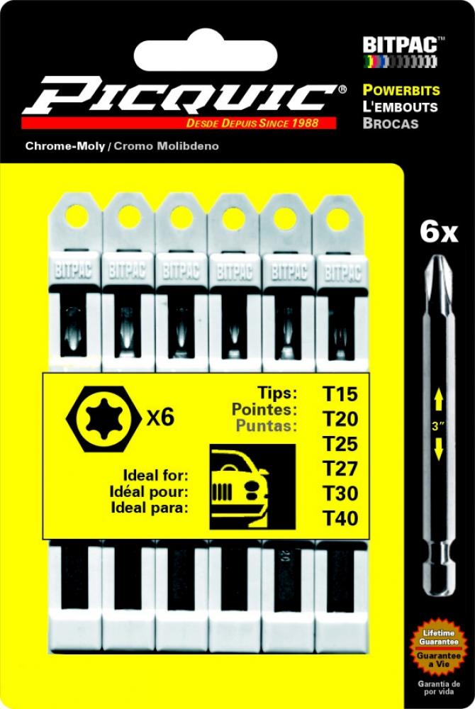 TorxÂ® BitPac Set White