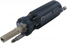 Picquic Tool Company Inc 88001B - SIXPAC Plus Multibit Driver Bulk Black