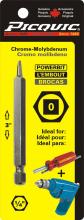 Picquic Tool Company Inc 88010 - 3 inch RobertsonÂ® # 0 Powerbit Carded