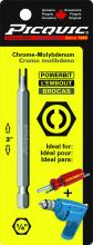 Picquic Tool Company Inc 88666 - 3 inch Schrader Valve Powerbit Carded