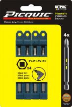 Picquic Tool Company Inc 95005 - RobertsonÂ® Square Head BitPac Set Green
