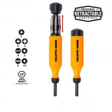 Megapro 8IN1NAS-NOR/BK - 8-in-1 Original Screwdriver – Neon Orange