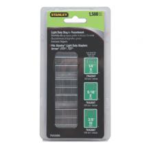 Stanley TRA200BN - 1,500 pc 29/64 inÂ Light Duty Staples