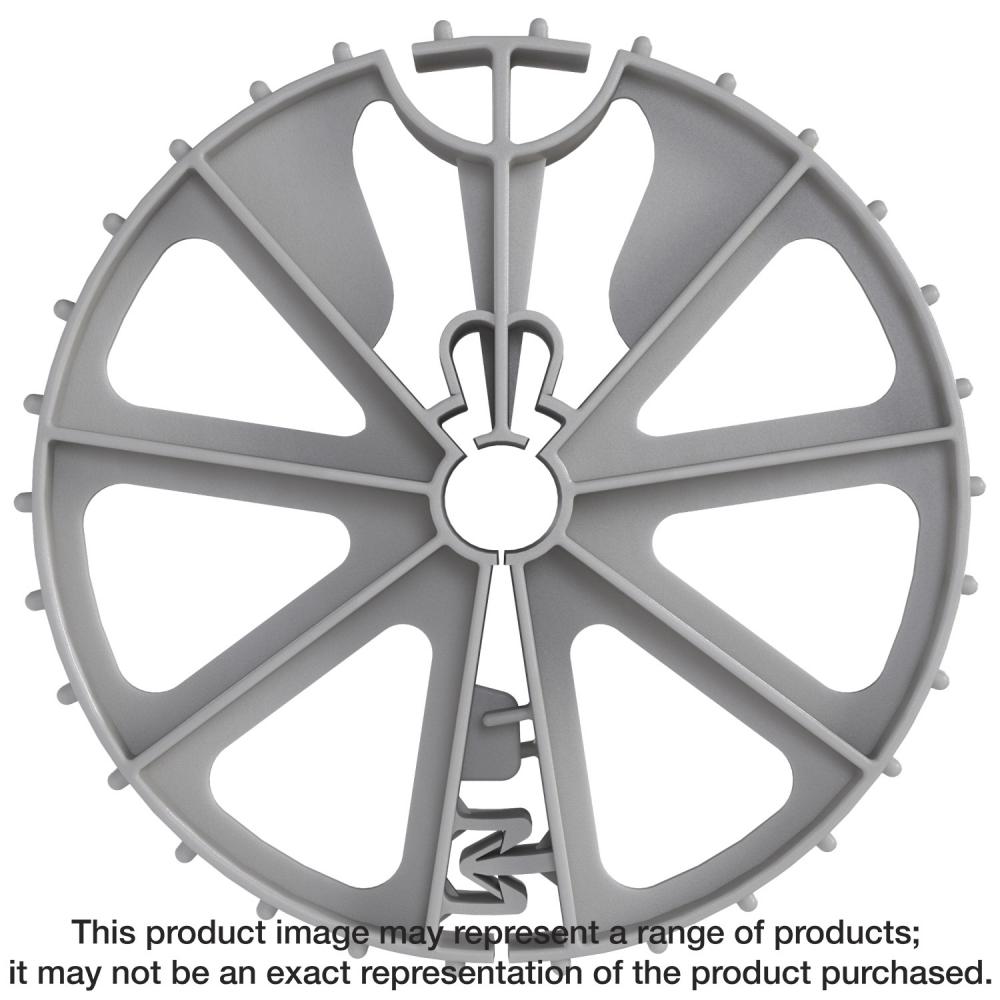 Quick-Lock® Pier Wheel — 5-in. O.D., 2-in. Cover, #3–#7 Rebar Size (90-Qty)