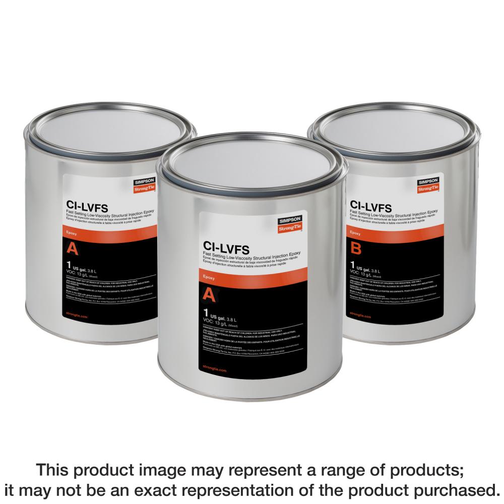 CI-LV FS™ Fast-Setting Low-Viscosity Structural Injection Epoxy (3-gal. Kit)