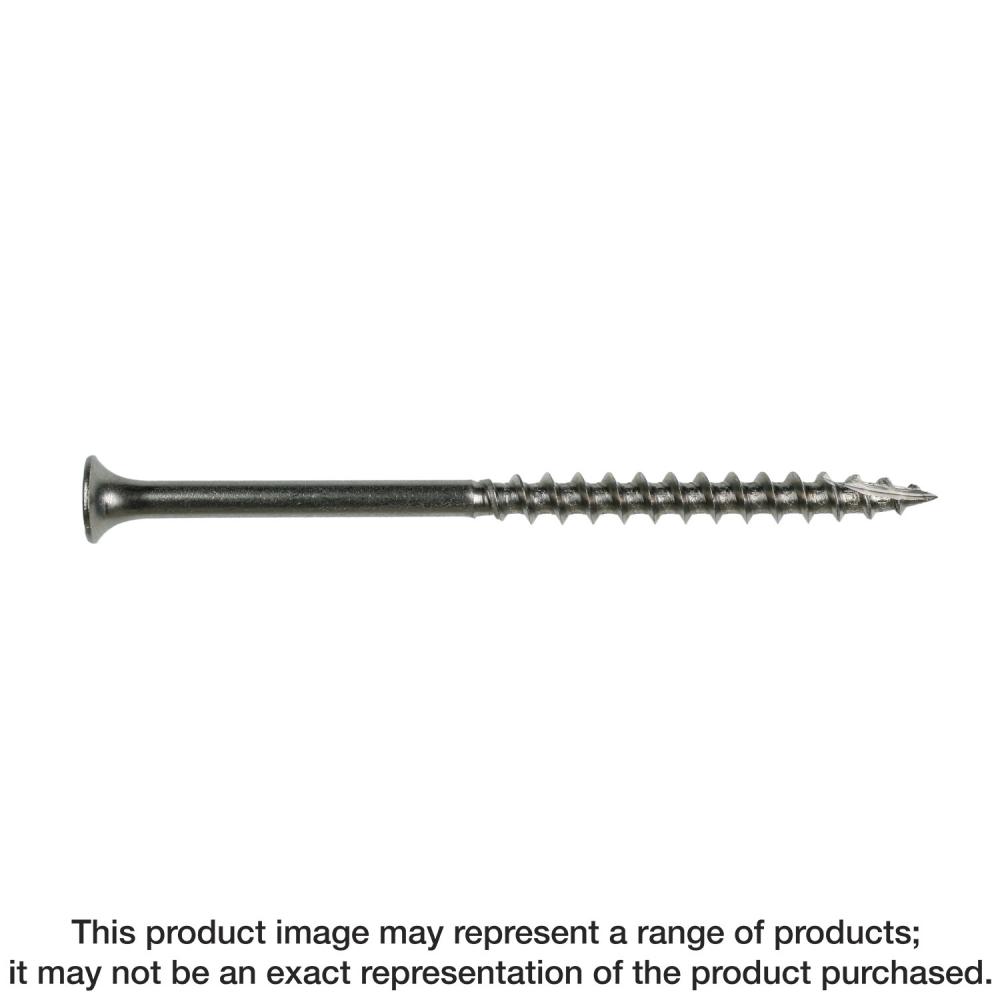 Bugle-Head Wood Screw, Square Drive — #8 x 1-5/8 in. #2 Square, Type 305 (1 lb.)