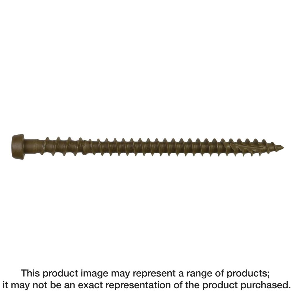 Deck-Drive™ DCU COMPOSITE Screw - #10 x 2-3/4 in. T20, Quik Guard®, Red 01 (70-Qty)