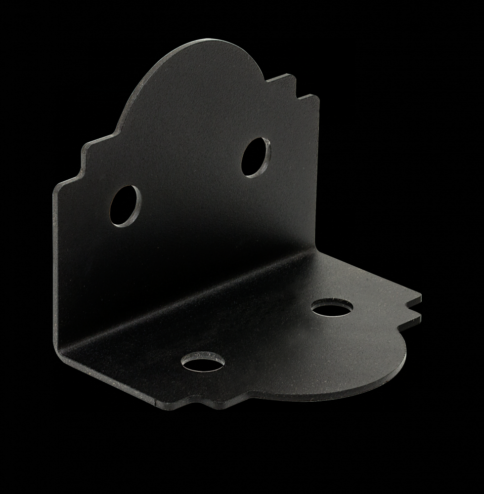 Outdoor Accents® Mission Collection® ZMAX®, Black Powder-Coated 90° Angle for 6x