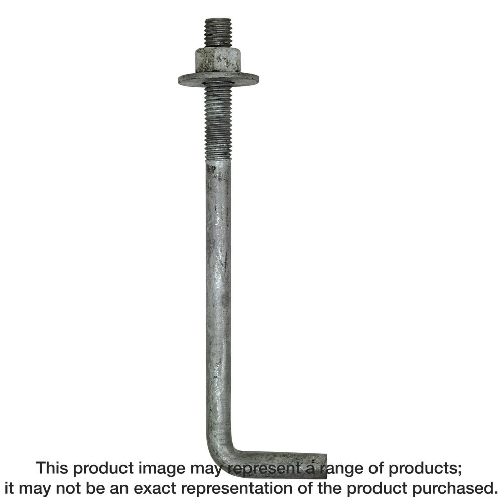 5/8 in. x 8 in. Hot-Dip Galvanized L-Bolt Anchor Bolt (25-Qty)