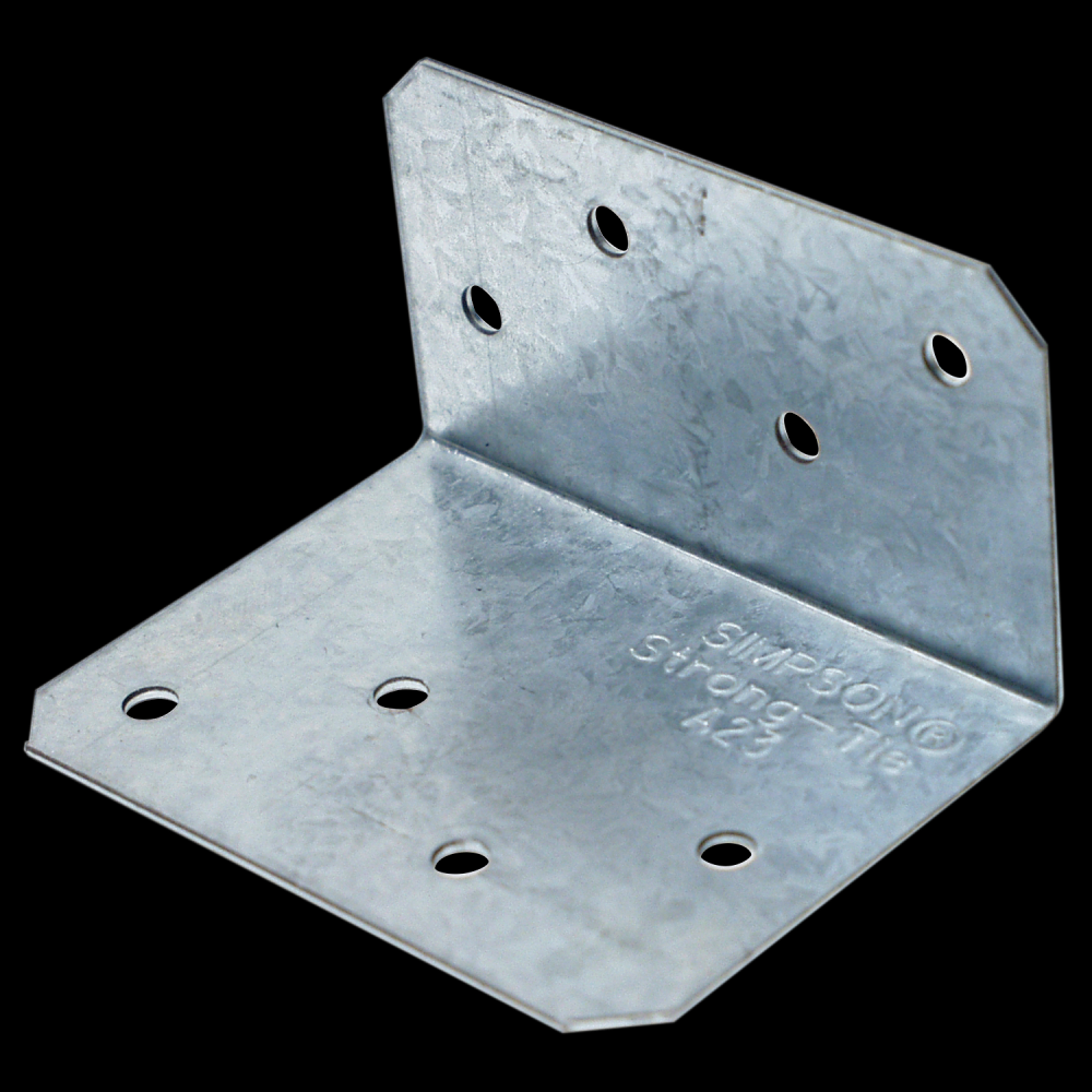 2 in. x 1-1/2 in. x 2-3/4 in. Galvanized Angle