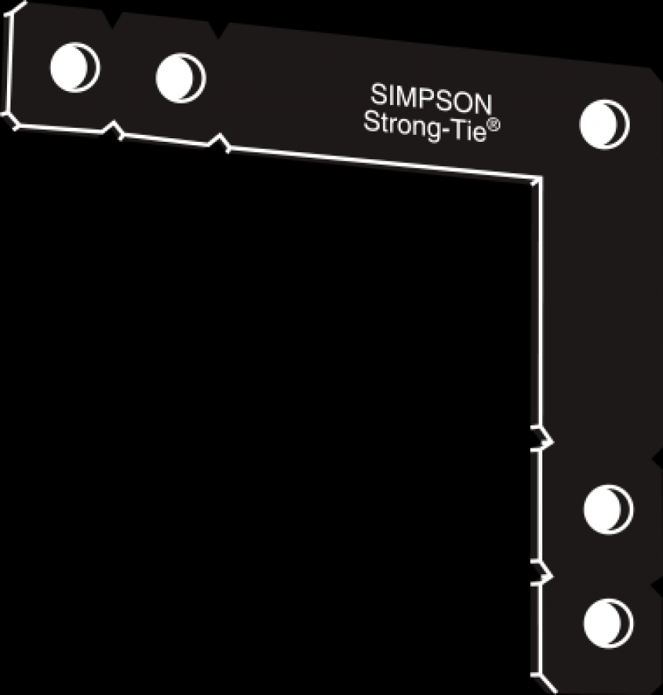 OHL 12 in. x 12 in. Black Powder-Coated Ornamental Heavy L Angle