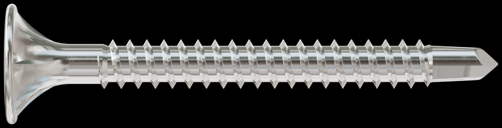 Self-Drilling Fiber-Cement Screw — #8 x 1-5/8 in. #2 Square Drive, Type 410 (3000-Qty)