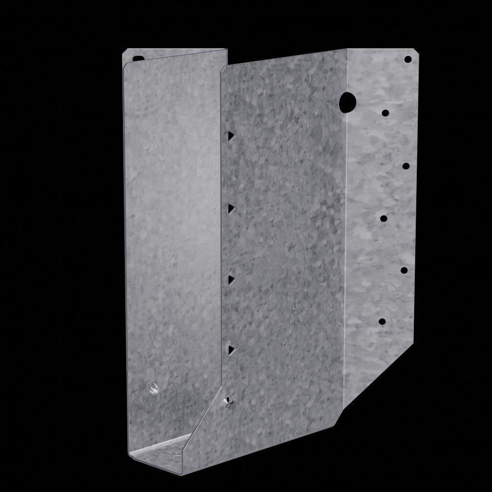 SUL Galvanized Joist Hanger for 1-3/4 in. x 9-1/4 to 9-1/2 in. Engineered Wood, Skewed Left