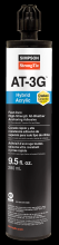 Simpson Strong-Tie AT3G10 - AT-3G™ 9.5-oz. High-Strength Acrylic Anchoring Adhesive Cartridge w/ Nozzle