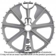 Simpson Strong-Tie 4QLPW - Quick-Lock® Pier Wheel — 5-in. O.D., 2-in. Cover, #3–#7 Rebar Size (90-Qty)