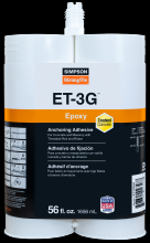 Simpson Strong-Tie ET3G56 - ET-3G™ 56-oz. Epoxy Adhesive Cartridge