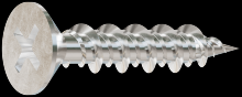 Simpson Strong-Tie T10J100FXC - Marine Screw, Flat Head - #10 x 1 in. #2 Phillips Drive, Type 316 (100-Qty)