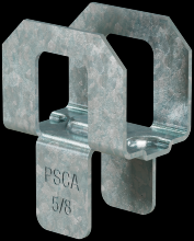 Simpson Strong-Tie PSCA 5/8 - PSCA 5/8-in. 20-Gauge Galvanized Panel Sheathing Clip (250-Qty)