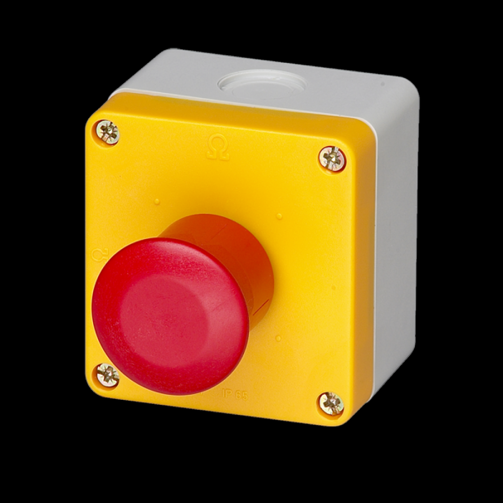 Emergency Stop Station, 40mm Red Button