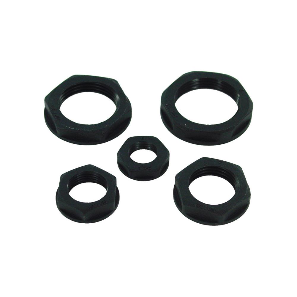 LOCK NUT NYL-JCT BOX CONN PG21 -25PK