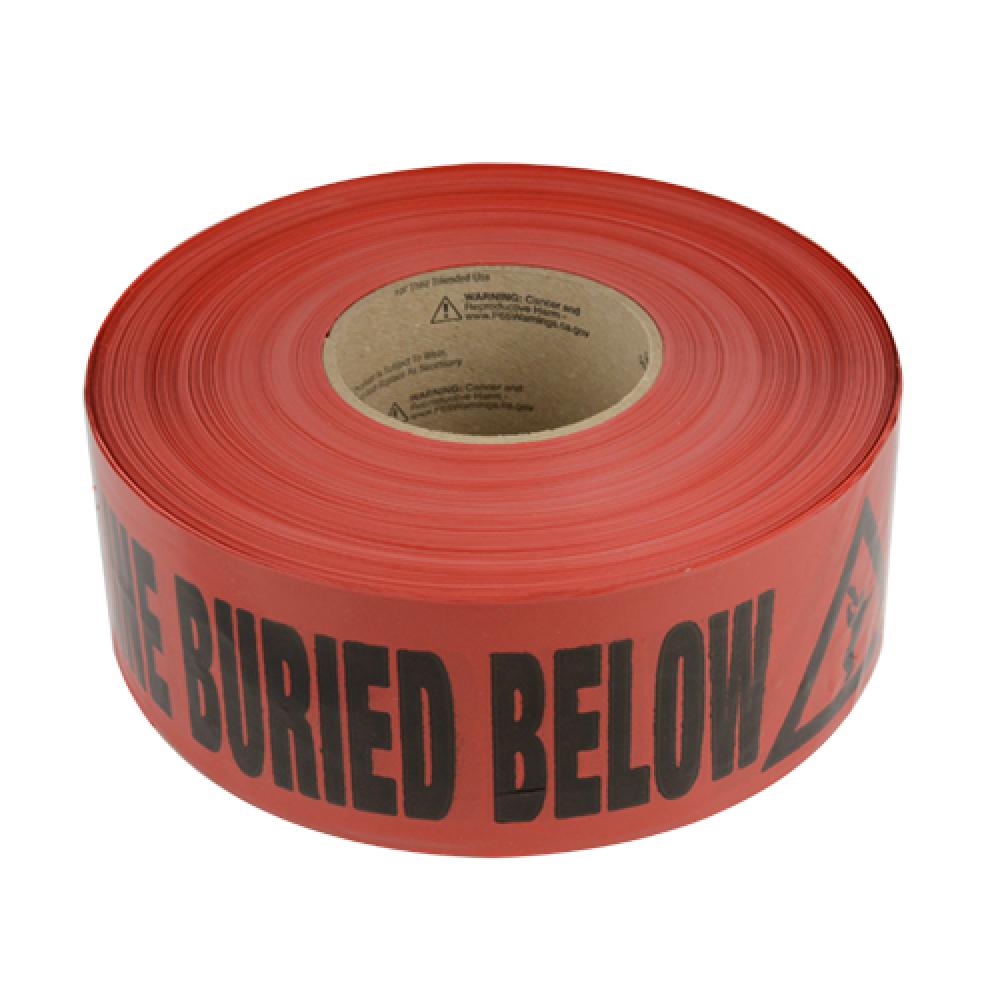 TRAFFIC TAPE RED PLAIN