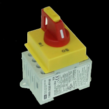 Techspan DM69-3063-RY48 - Base Mount Isolator 3 Pole 63A