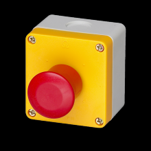 Techspan BG10P45-11 - Emergency Stop Station, 40mm Red Button