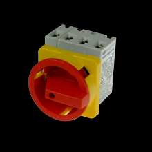 Techspan PM69-4080-RY64 - Pnl. Mnt Isolator 4P 80A,64mm Red/Yellow