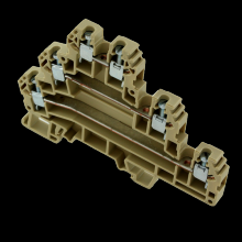 Techspan ERT3BEIGE - SCR.CLAMP TERM.2.5MM TRIPLE DECK