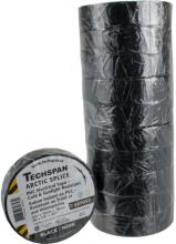 Techspan 769657 - TAPE PVC COLD-WEATHER ELEC BLACK 20M(66FT) 10PK