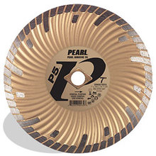 Pearl Abrasive Co. DIA45SDG - 4.5 x .080 x 7/8, 5/8 Pearl P5™ Gen. Purpose Waved Core Turbo Blade, 8mm Rim