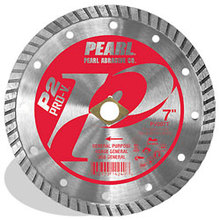 Pearl Abrasive Co. PV045T - 4-1/2 x .080 x 7/8, 5/8 Pearl P2 Pro-V™ Gen. Purpose Flat Core Turbo Blade, 10mm Rim