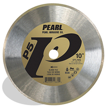 Pearl Abrasive Co. DTL10G - 10 x .048 x 5/8 Pearl P5™ Glass Tile Blade, 7mm Rim