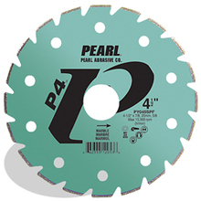 Pearl Abrasive Co. PY045SPF - 4-1/2 x 7/8,20mm, 5/8 Pearl P4™ Electroplated Marble Blade