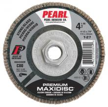 Pearl Abrasive Co. 1176 - 4-1/2 x 5/8-11  SC Maxidisc™ Flap Discs for Stone/Glass, Type 27 Shape