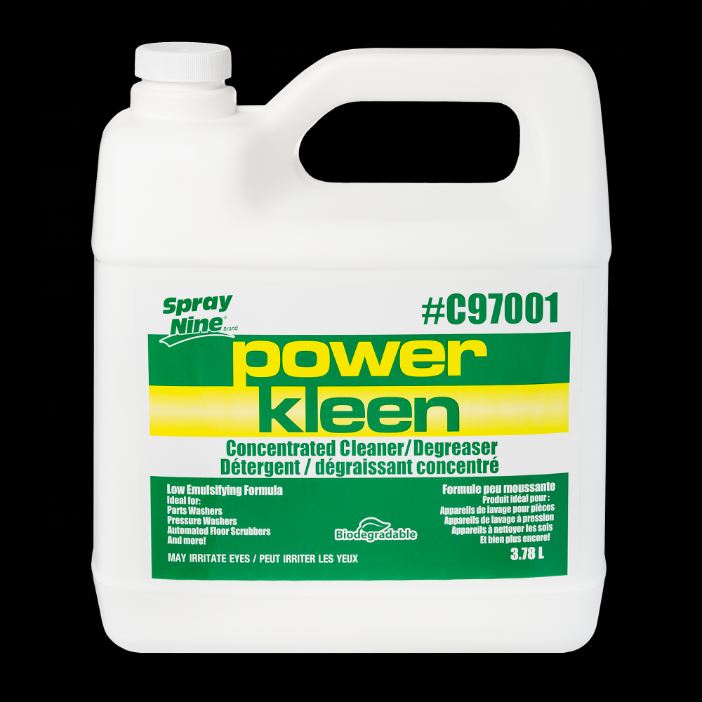 Spray Nine® Power Kleen Parts Wash Cleaner, 3.78L Jug