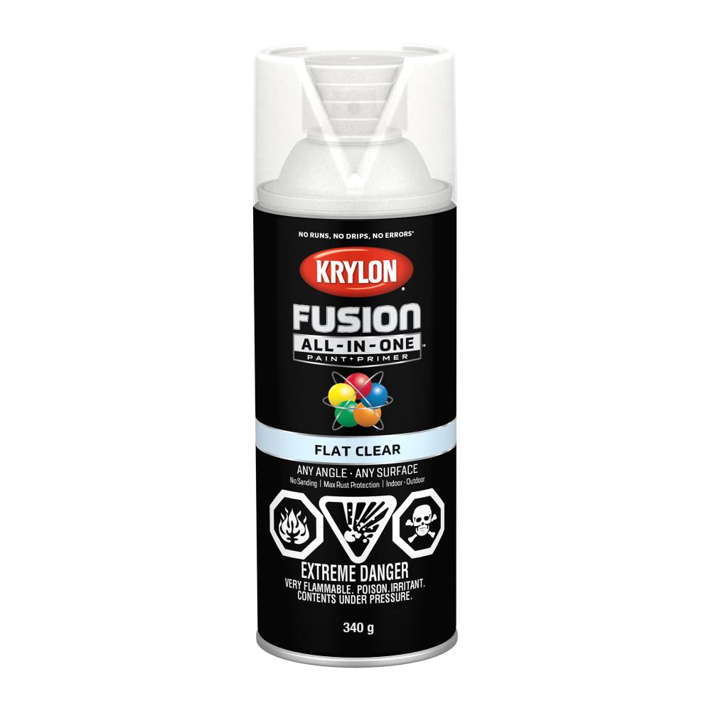 Krylon® Fusion All-In-One™ Clear, Flat, 340 g