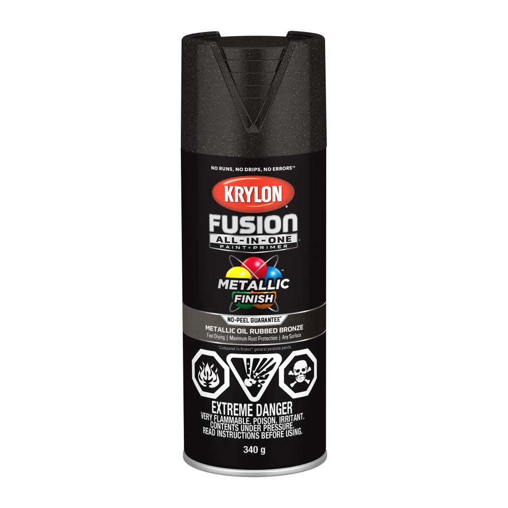 Krylon® Fusion All-In-One™ Metallic, Oil Rubbed Bronze, 340 g