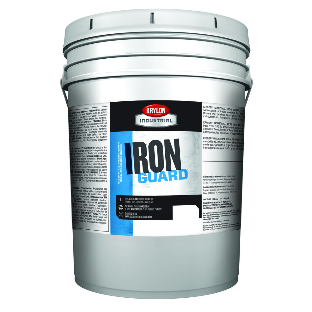 Iron Guard Water-Based Acrylic Enamel, Deep Base