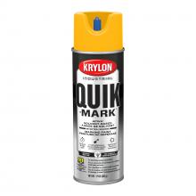 Krylon A03821007 - Krylon Industrial Quik-Mark Solvent-Based Inverted Marking Paint, High Visibility Yellow, 17 oz.