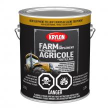 Krylon 419740008 - Krylon® Farm & Implement Paint Brush On, High Gloss, New Equipment Yellow, 3.78