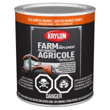 Krylon 420330008 - Krylon® Farm & Implement Paint Brush On, High Gloss, Old Kubota Orange, 946 mL