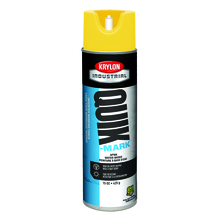 Krylon KWBC3502A - Krylon Industrial Quik-Mark Water-Based Inverted Marking Chalk, Yellow, 15 oz.